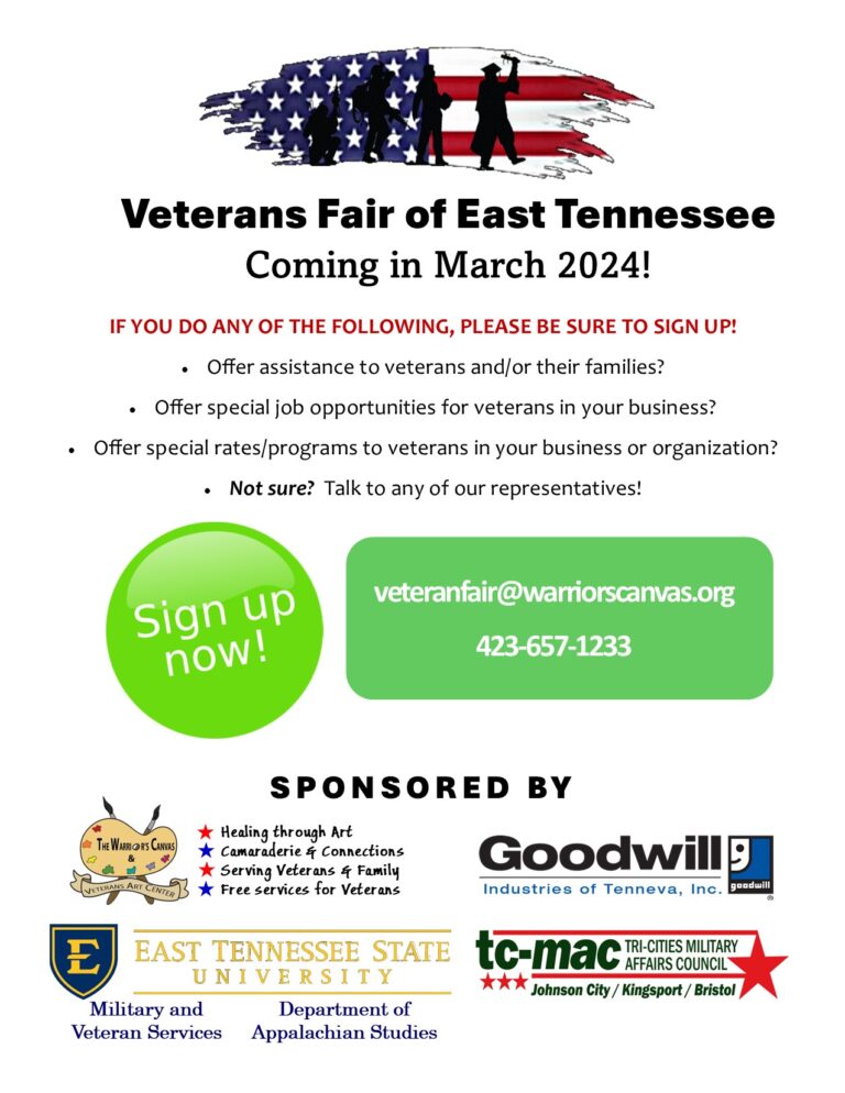Veterans Fair in East Tennessee – March 2024